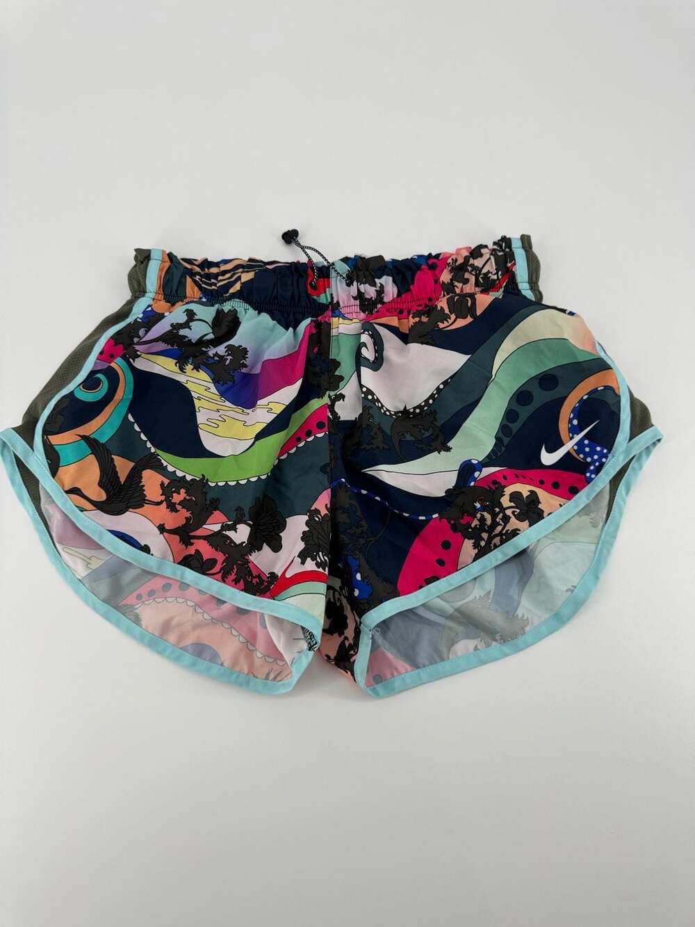 Nike Women's Tempo Luxe Icon Clash Running Shorts Multicolor DJ0922-639 Size L